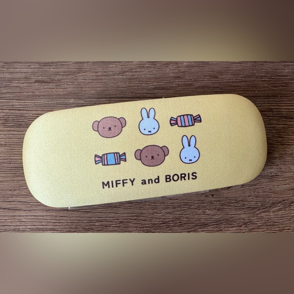 Two Left! MIFFY-Imported (NWT) Standard Eye Glass Case with Cleaning Clothe - Picture 9 of 9